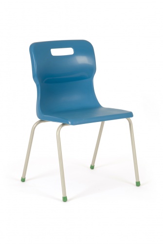 Titan 4 Leg Classroom Chair in Blue