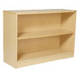 Bookcase with 1 shelf H730 x W800 x D360, beech