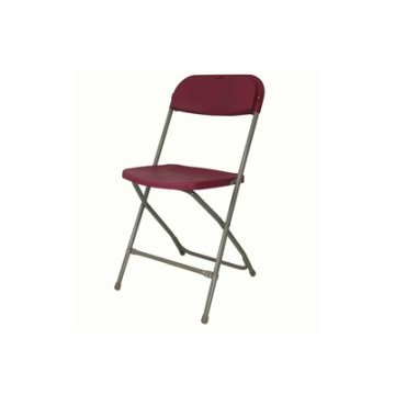 Plastic Folding Chair red