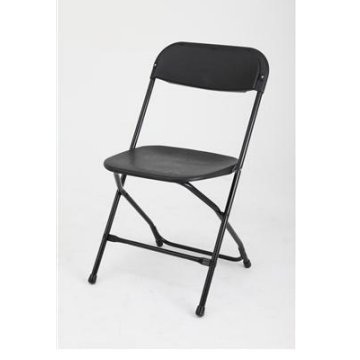 Plastic Folding Chair black