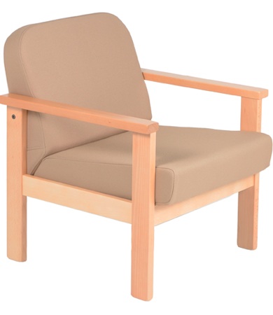 Care low back armchair