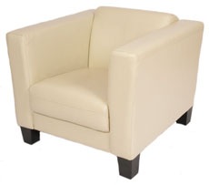 Willow leather armchair
