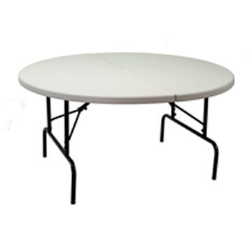 150cm Round Blow Moulded Table (fold in half)