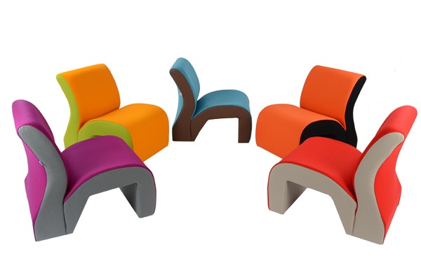 Hey chair duo colour Pyra fabric