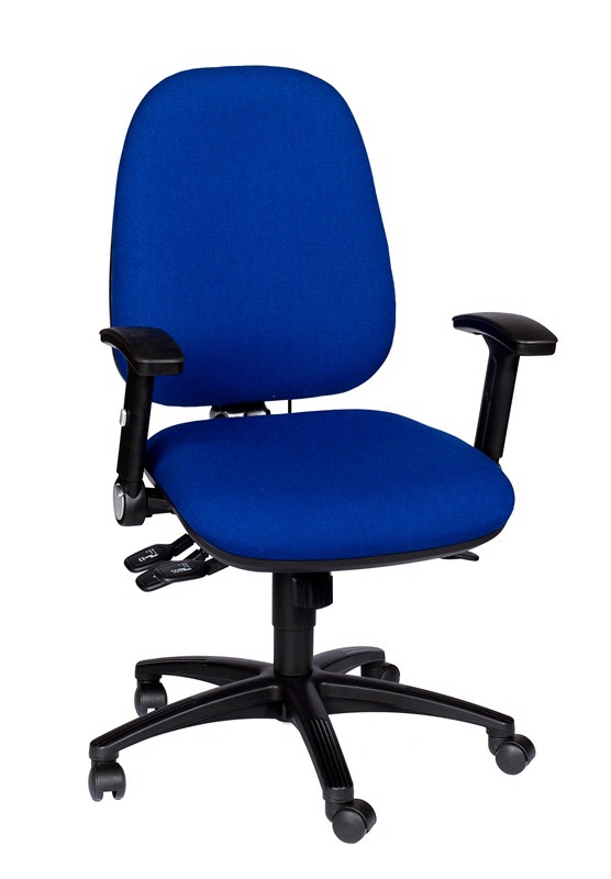 KInetic Ergonomic chair fully adjustable orthopaedic operators chair with adjustable and folding arms