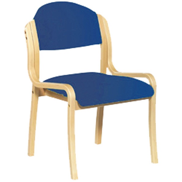 Beech Framed Side Chair in blue or black