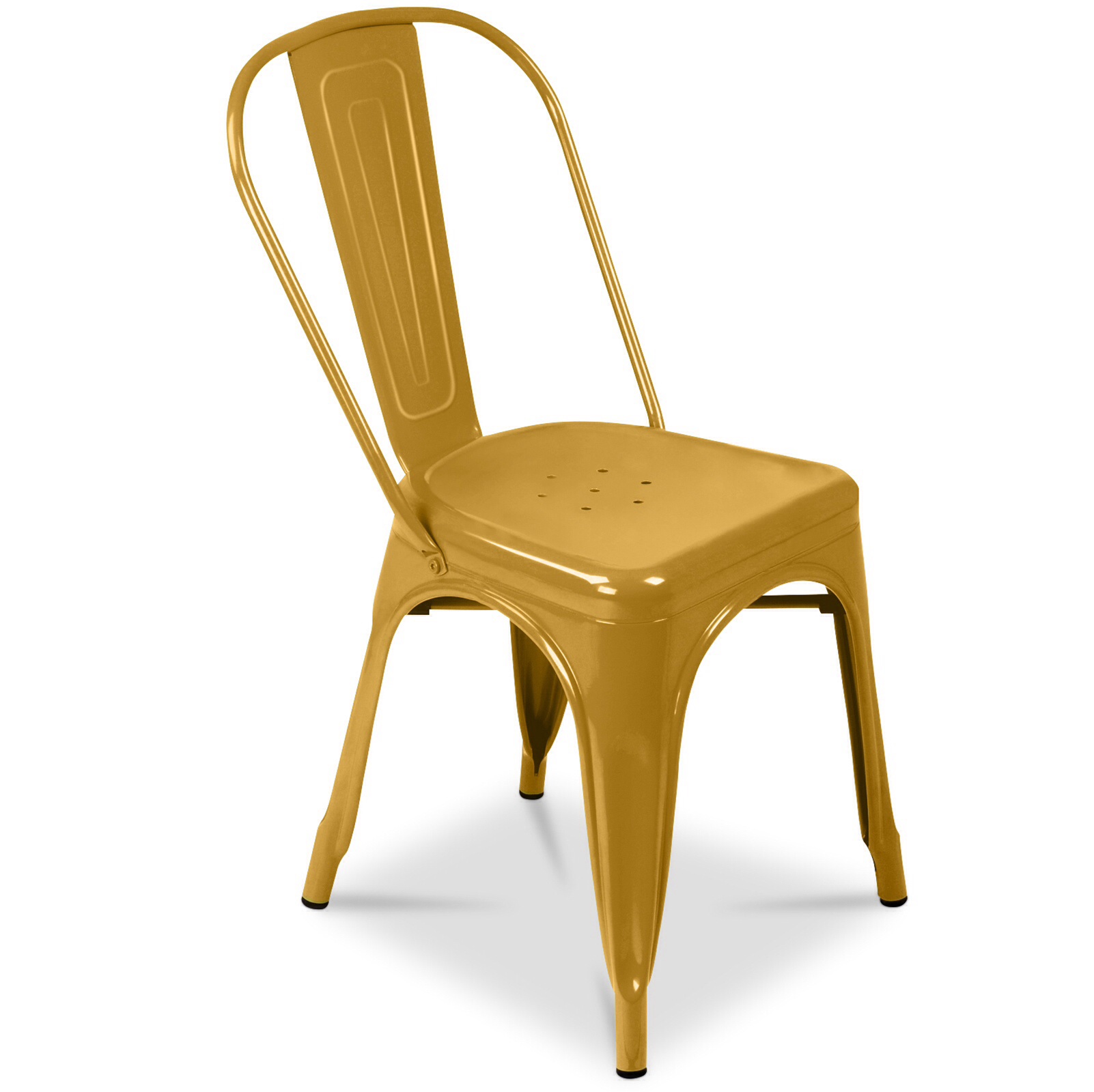 Bistro Retro Chair 450 mm high Gold
