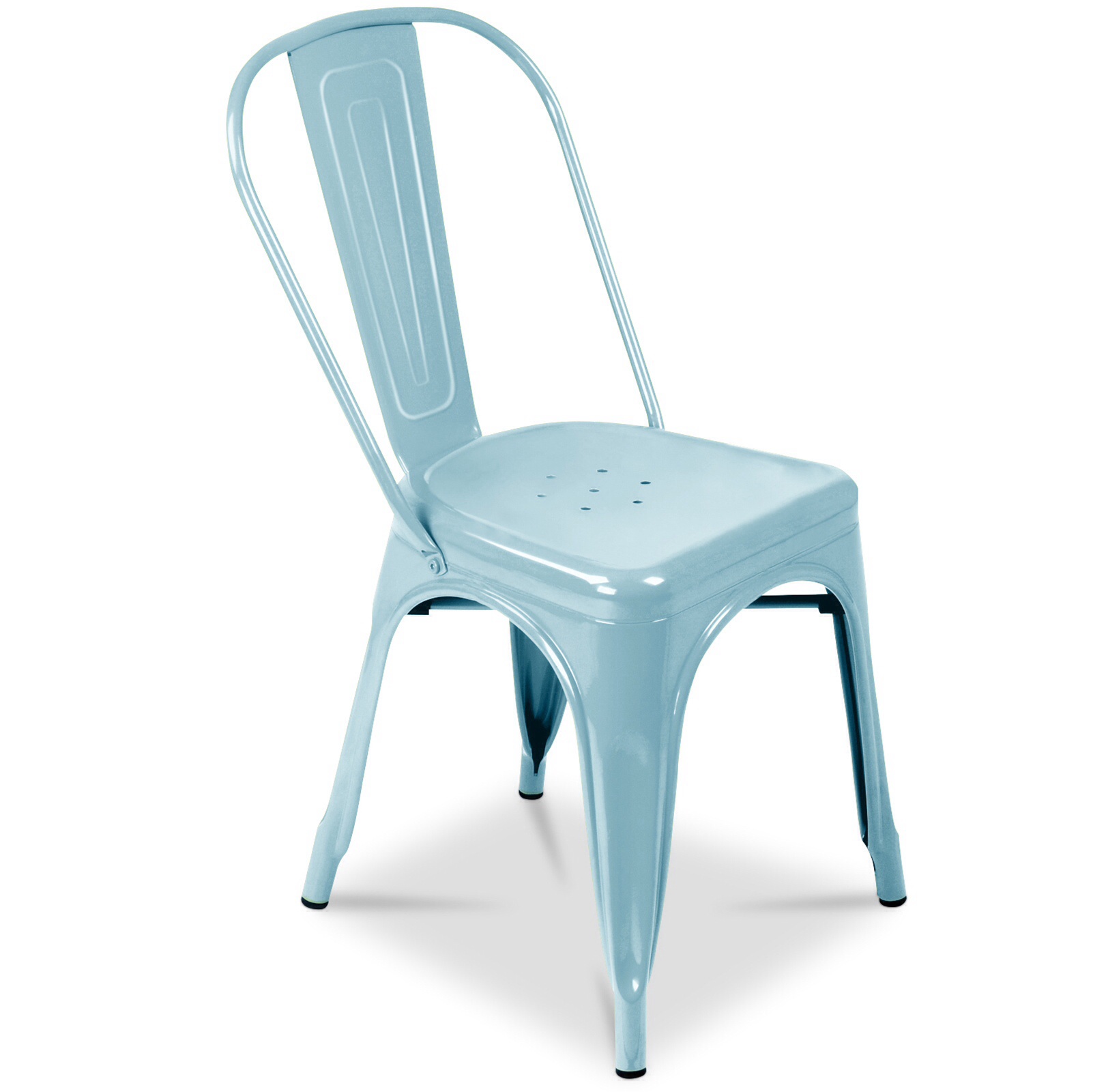Bistro Retro Chair 450 mm high Light Blue