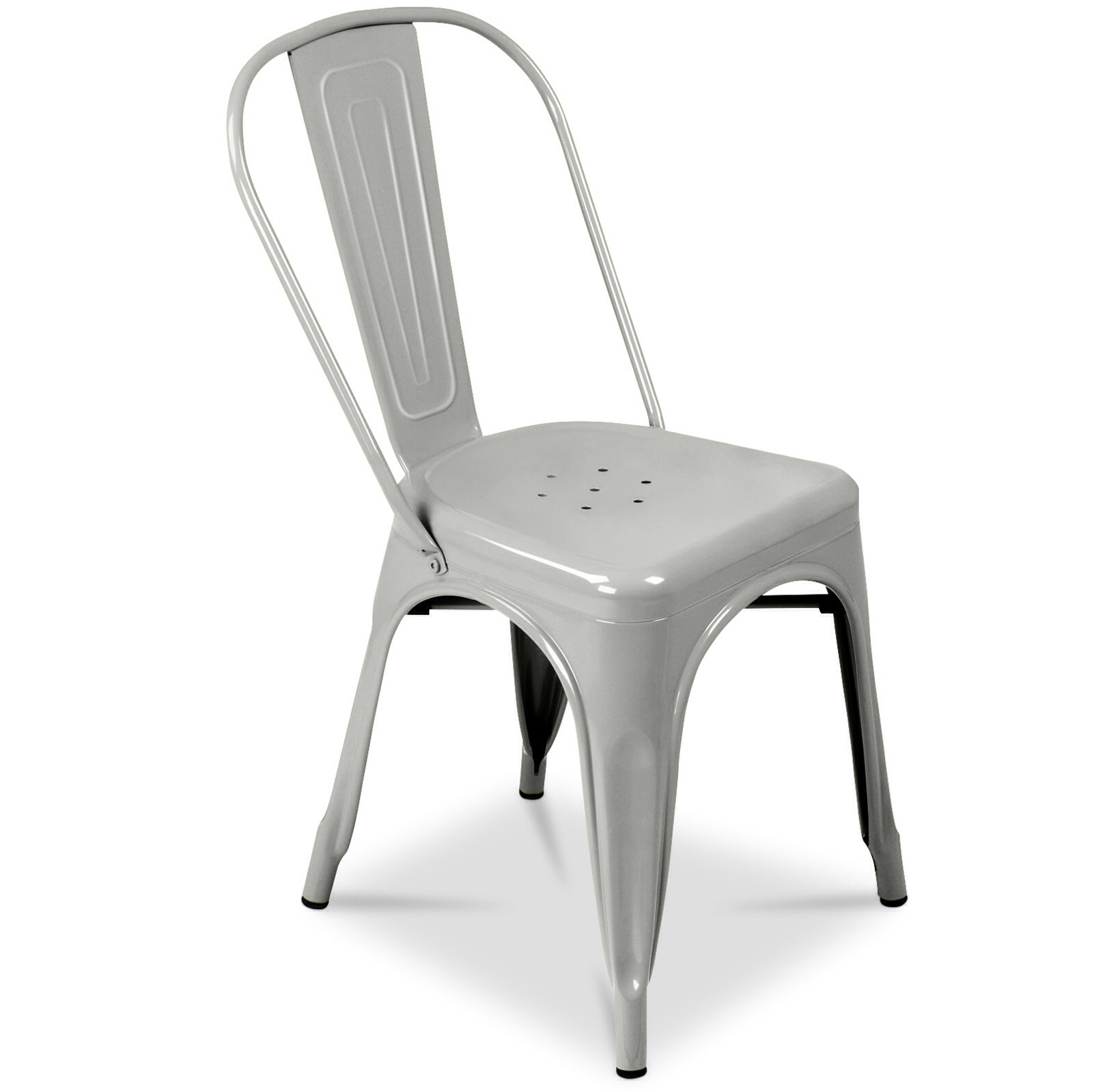 Bistro Retro Chair 450 mm high Light Grey