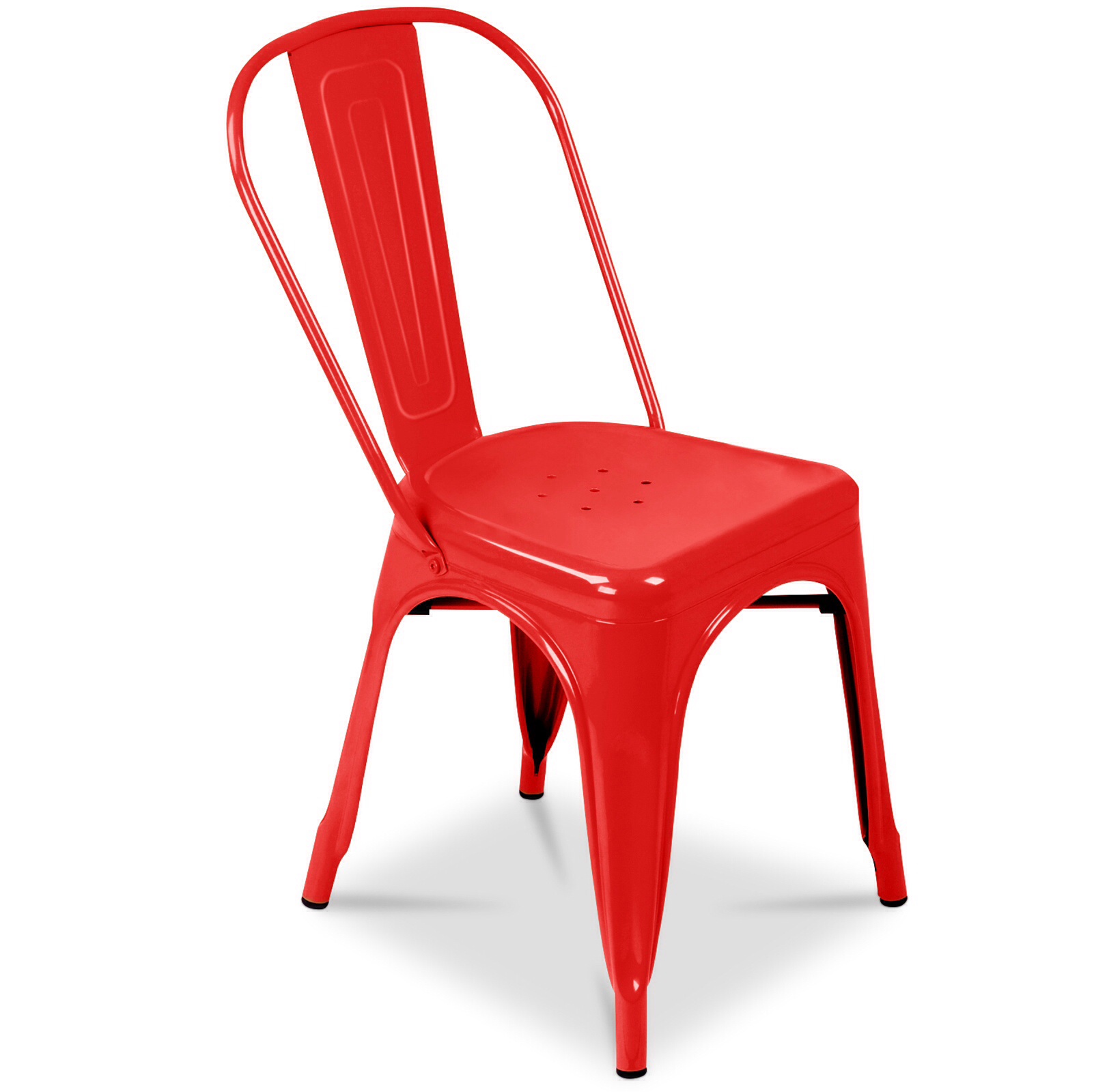 Bistro Retro Chair 450 mm high Red