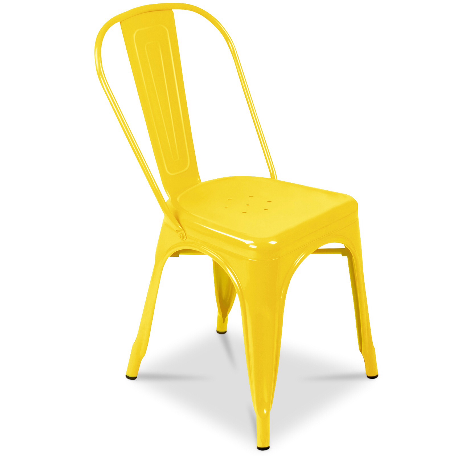 Bistro Retro Chair 450 mm high Yellow