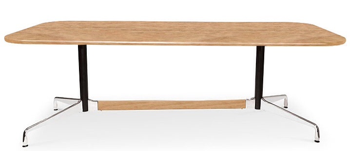 Designer Epsom Rectangular Table 2140 mm x 920 mm  in Natural Wood