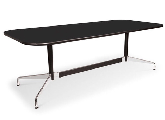 Designer Epsom Rectangular Table 2140 mm x 920 mm  in Black