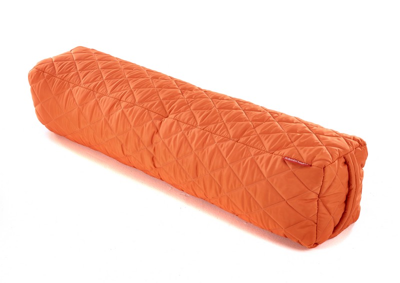 4 Seater Outdoor Quilted Bench Orange