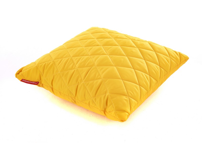 Yellow Medium Outdoor Quilted Cushion