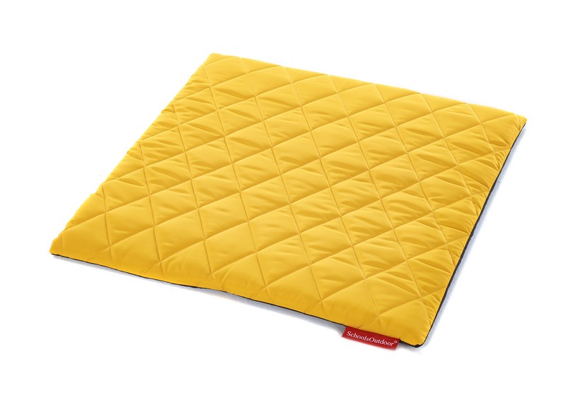 Yellow Small Quilted Mat
