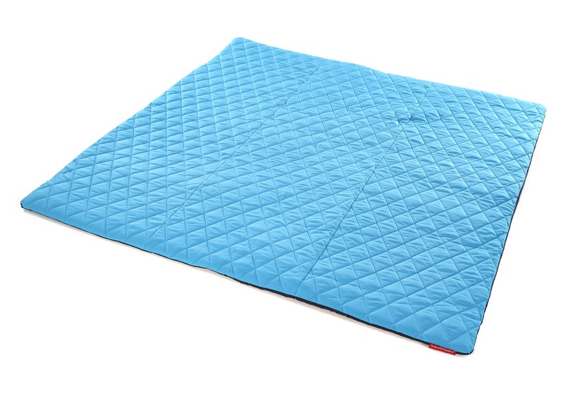 Blue Large Quilted Mat