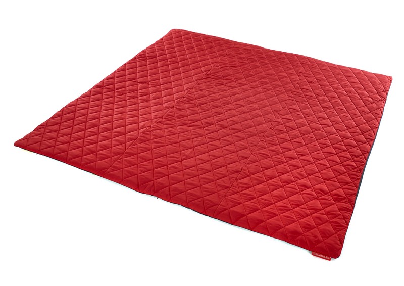 Red Large Quilted Mat