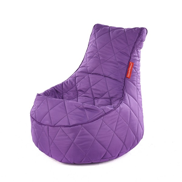 Quilted Outdoor Flop Pods Purple