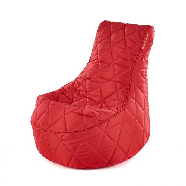 Quilted Outdoor Flop Pods Red