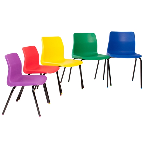 KM P6 classroom chair various colours six heights 