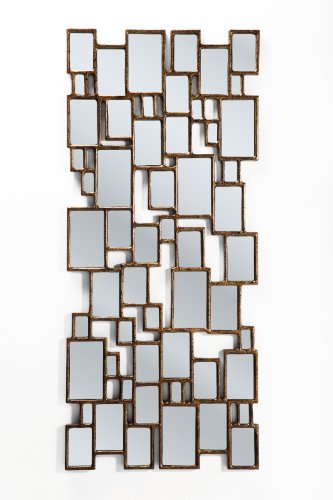 Designer Mirror 1320 X 540 mm copper squares