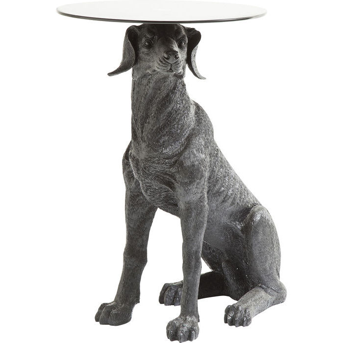 Designer Dog Coffee table polyresin and glass 770x480x630