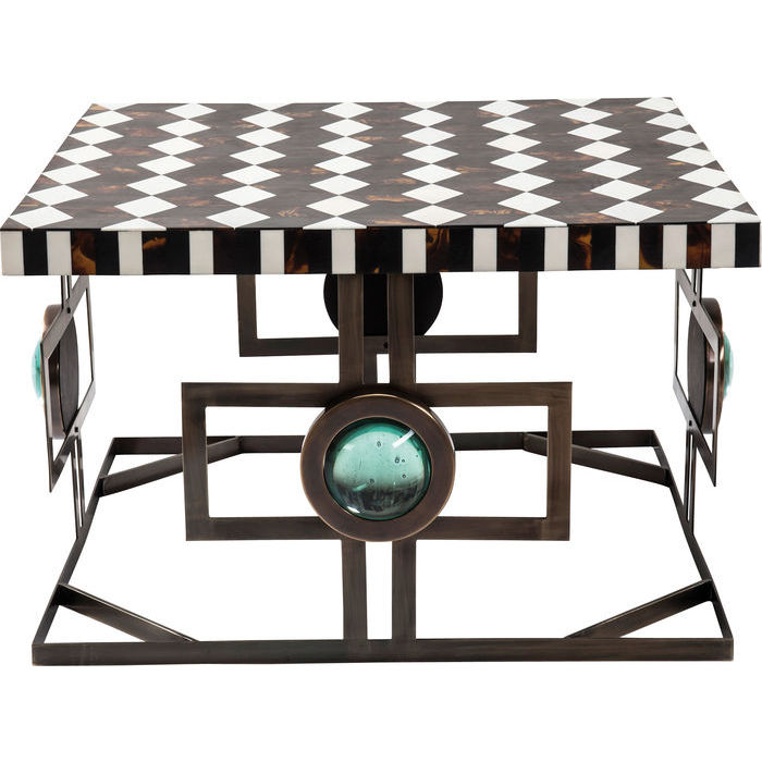 Designer Chequered Coffee table 730x730x460h