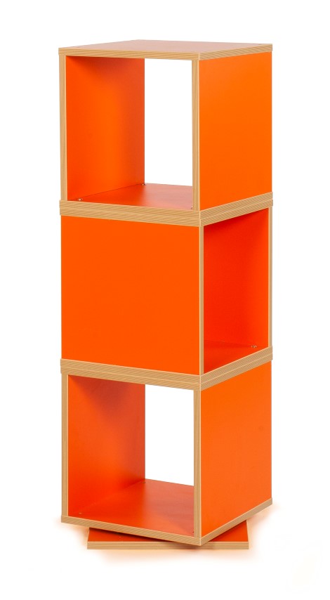 360 degree swivel storage made up of 3 cubes