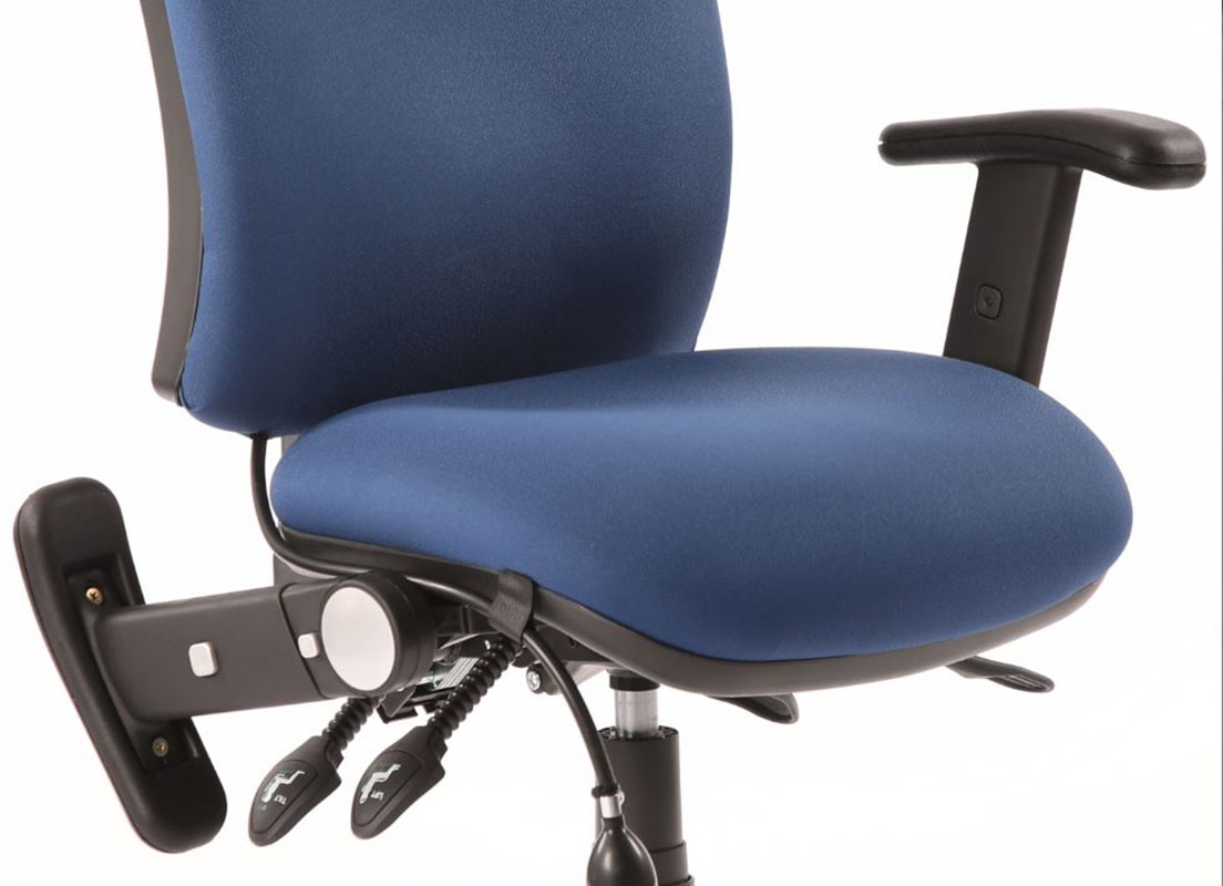 Chiro Swivel Back And Height Adjustable Foldaway Pair of Arms