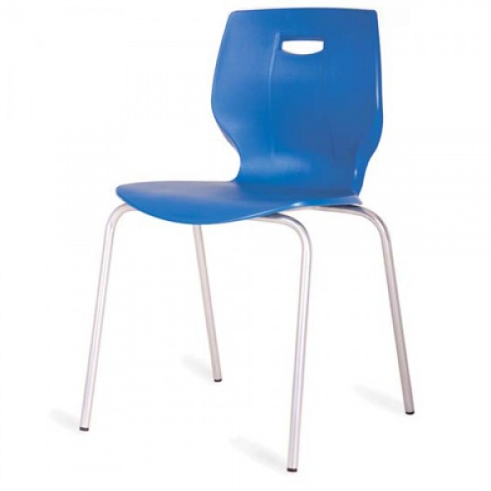 Advanced Geo Poly 4 legged classroom chair various sizes and finishes