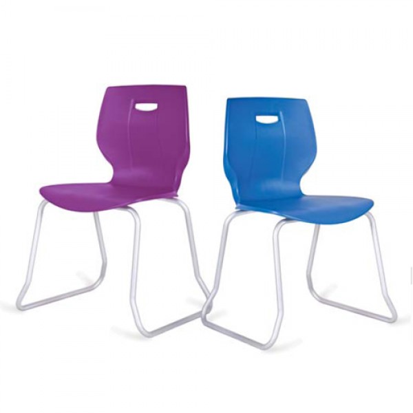 Advanced Geo Skid Base Classroom Chair various colours and sizes