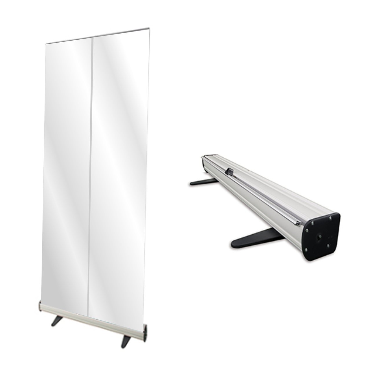 Affordable Freestanding or  Floorstanding Pull Up Protective Plastic Screen 2000 h x 850 w