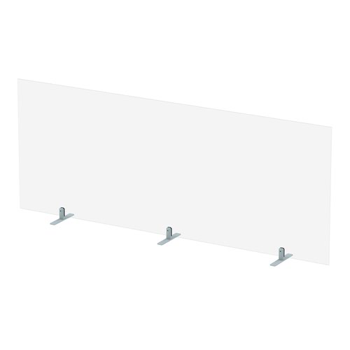 Affordable budget  freestanding acrylic glass 5mm Perspex protective screens with feet 700 mm high 