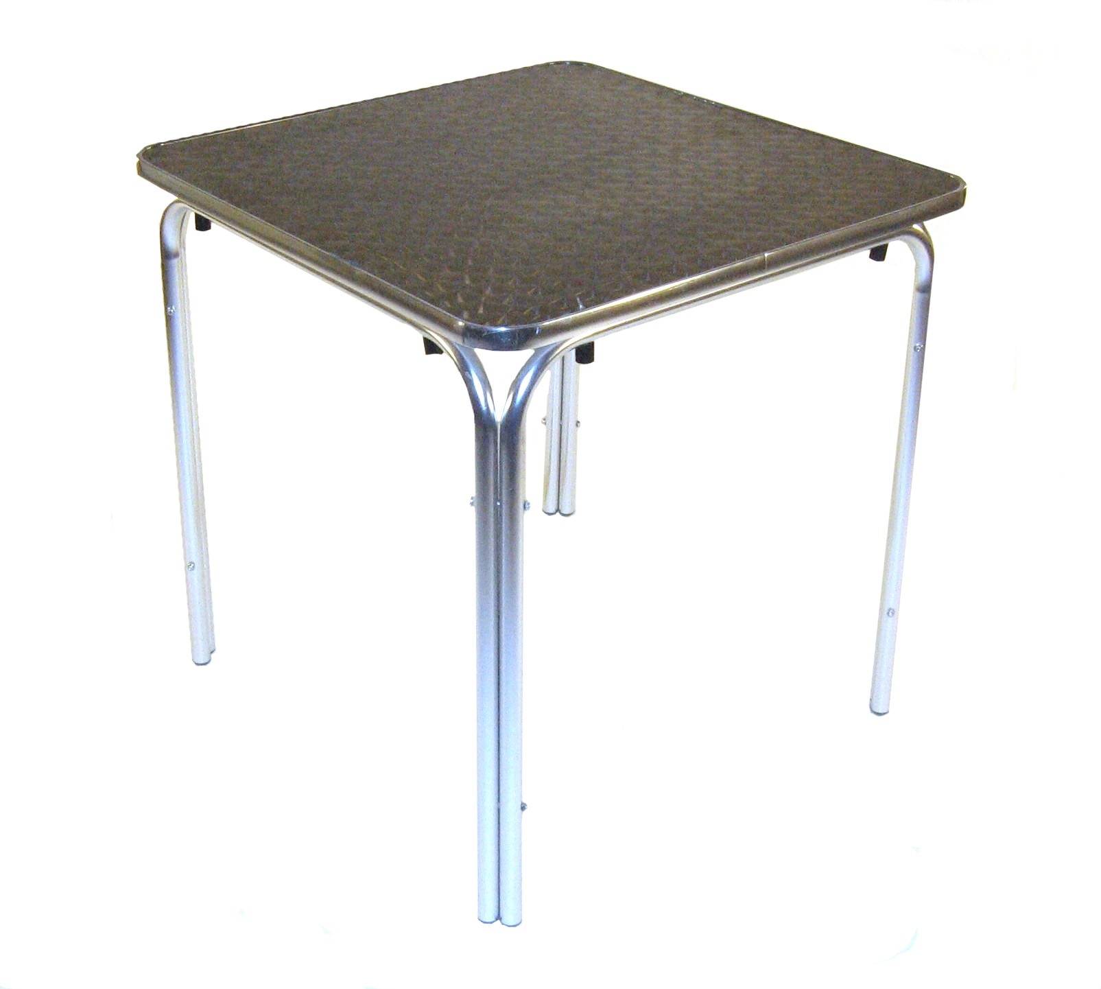 Aluminium square table