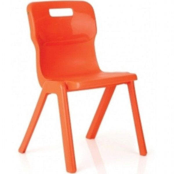 Anti Bacterial Anti Virus Titan multi purpose chair for classrooms , dining , Surgeries , care homes  and waiting  areas  Orange