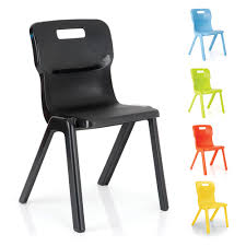 Anti Bacterial Anti Virus Titan multi purpose chair for classrooms , dining , surgeries , care homes and social and meeting areas charcoal 