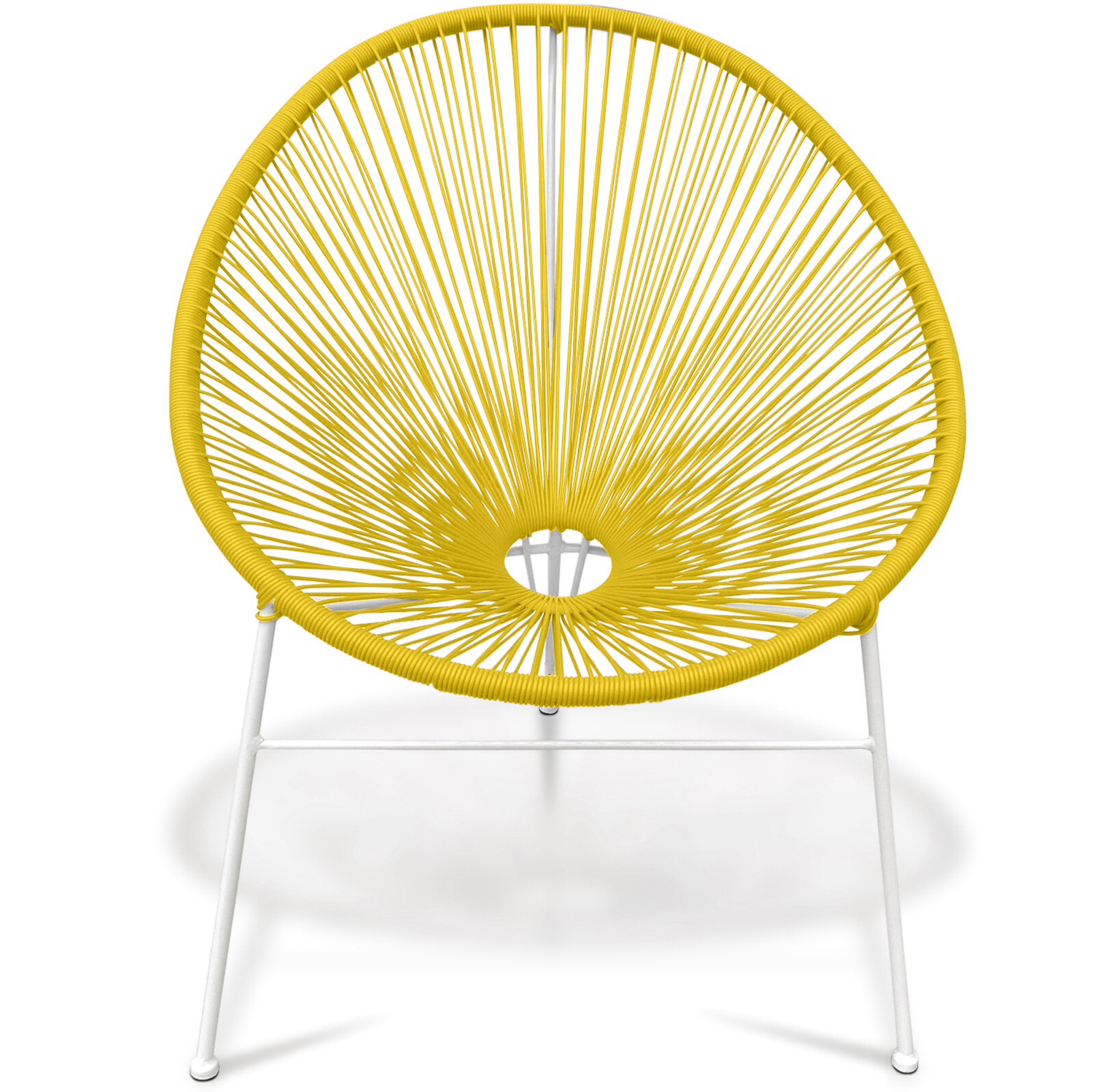 Aruba Rattan Indoor Outdoor Chair Yellow