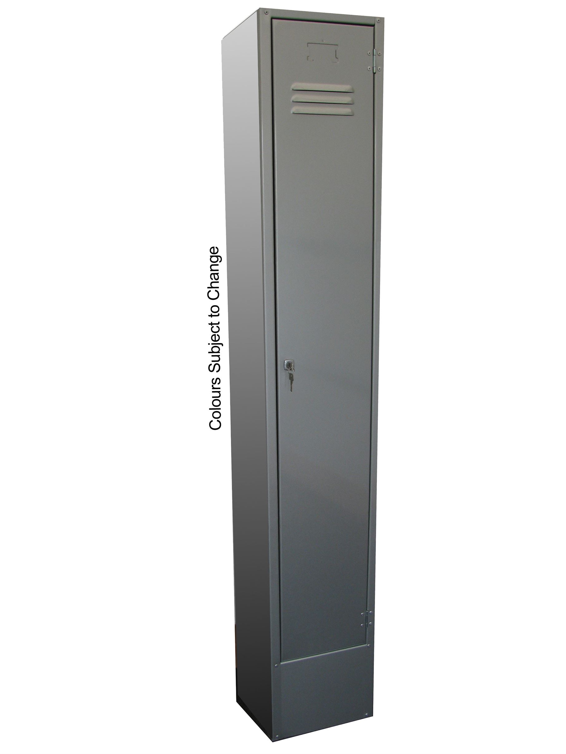BLG Budget Locker single door with coat hooks and name plate 
