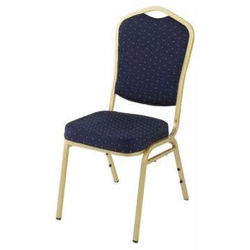 Banquet chair curved back Green and Gold