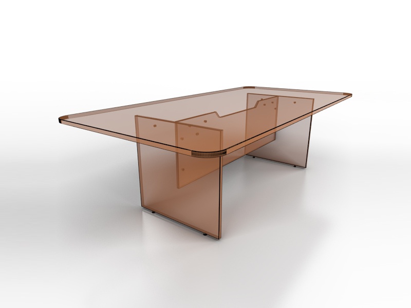 Beech Boardroom Oval Table 2400x1200