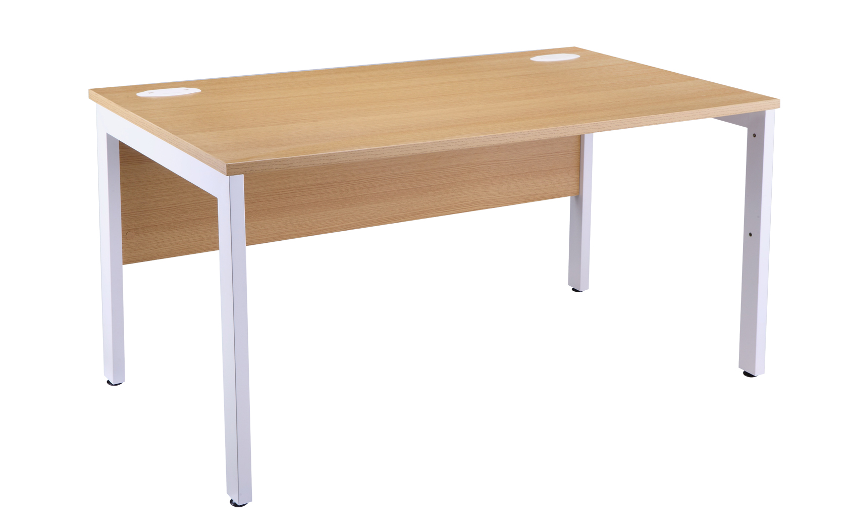 Bench Computer IT Office desk oak and white 800mm  deep