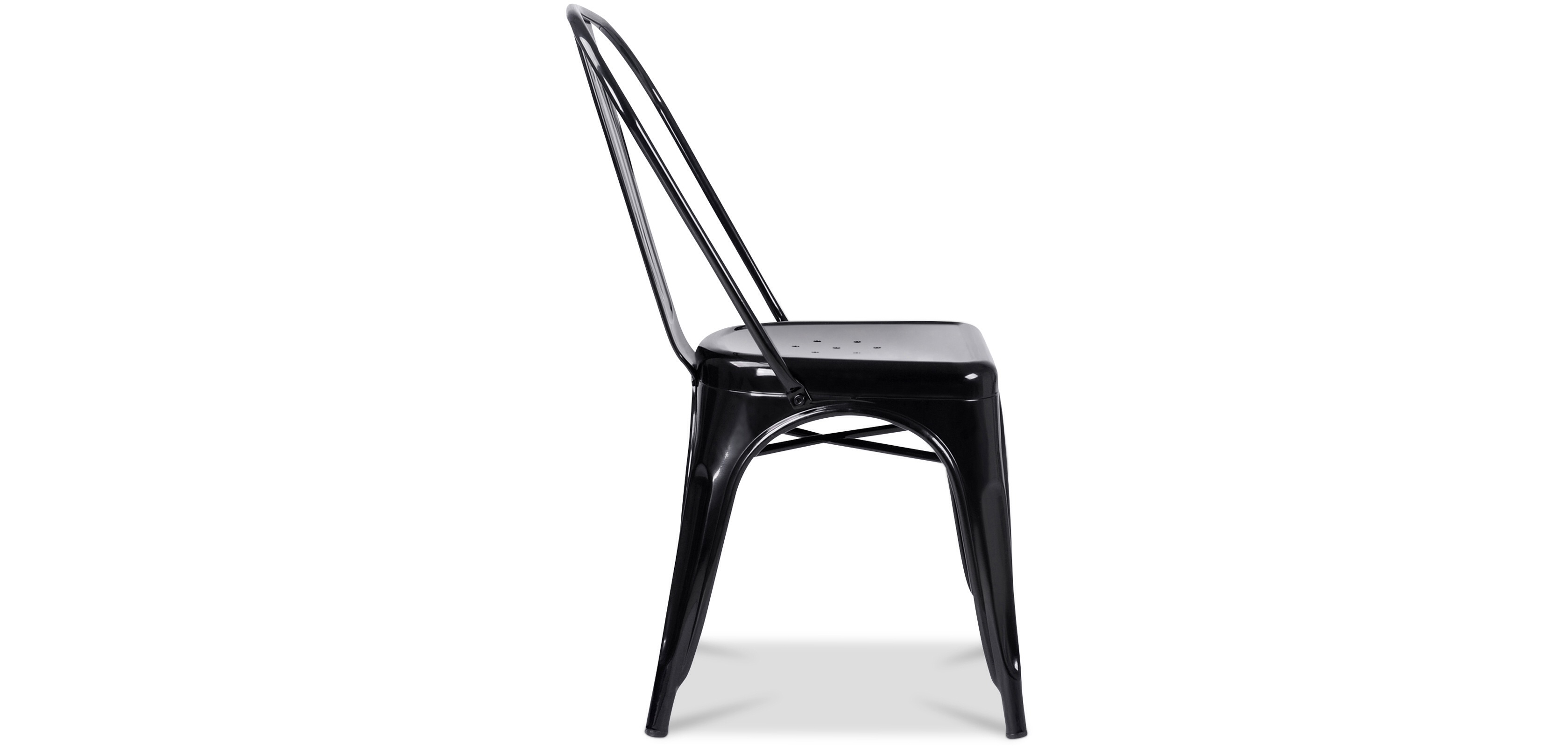 Bistro Retro Chair 450 mm high weathered Orange