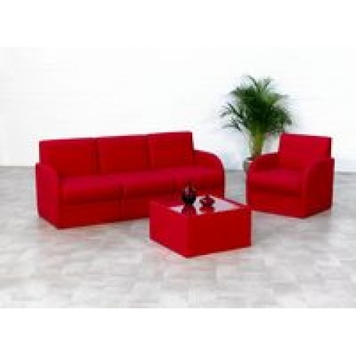 Breakout modular reception seat without arms , with one arm , armchair , 2 or 3 seater sofa , matching table