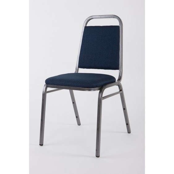 Budget Banquet Economy Stacking Chair Blue and Silver