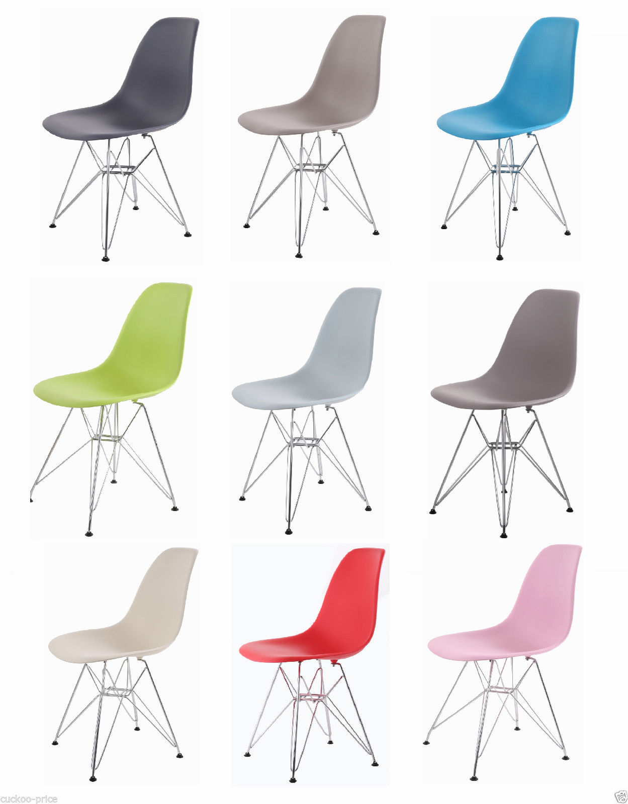 Budget Designer Epsom Designer Purple Grey Dining Chair Metal Base