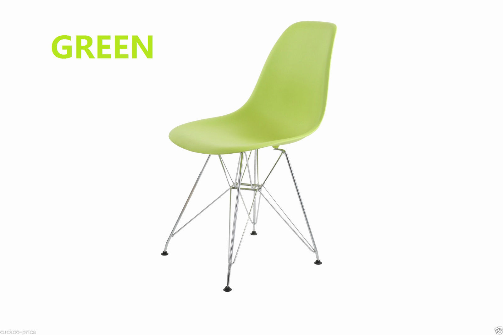 Budget Designer Epsom Designer Green Dining Chair Metal Base