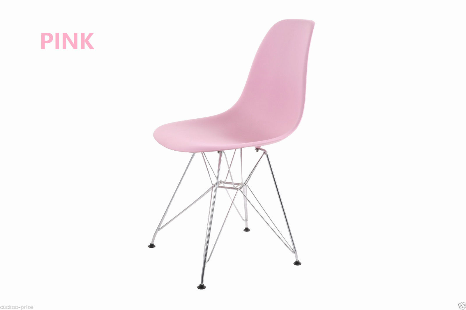 Budget Designer Epsom Designer Pink Dining Chair Metal Base
