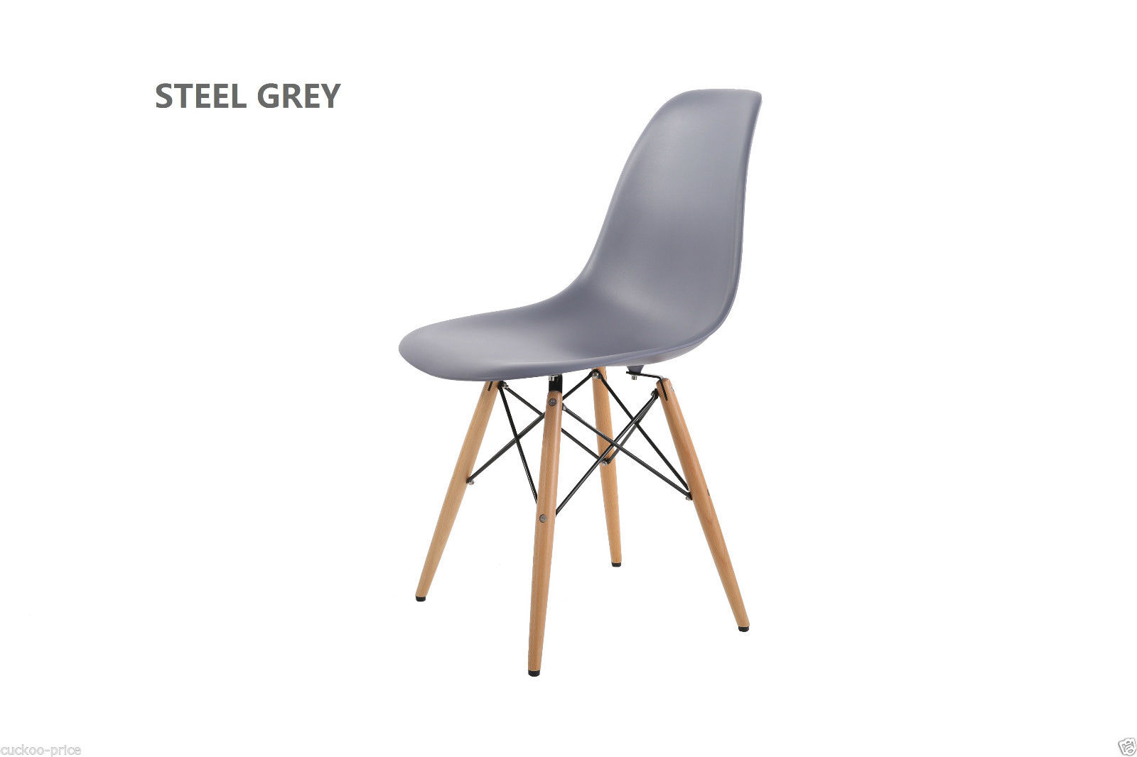 Budget Designer Epsom Designer Steel Grey Dining Chair