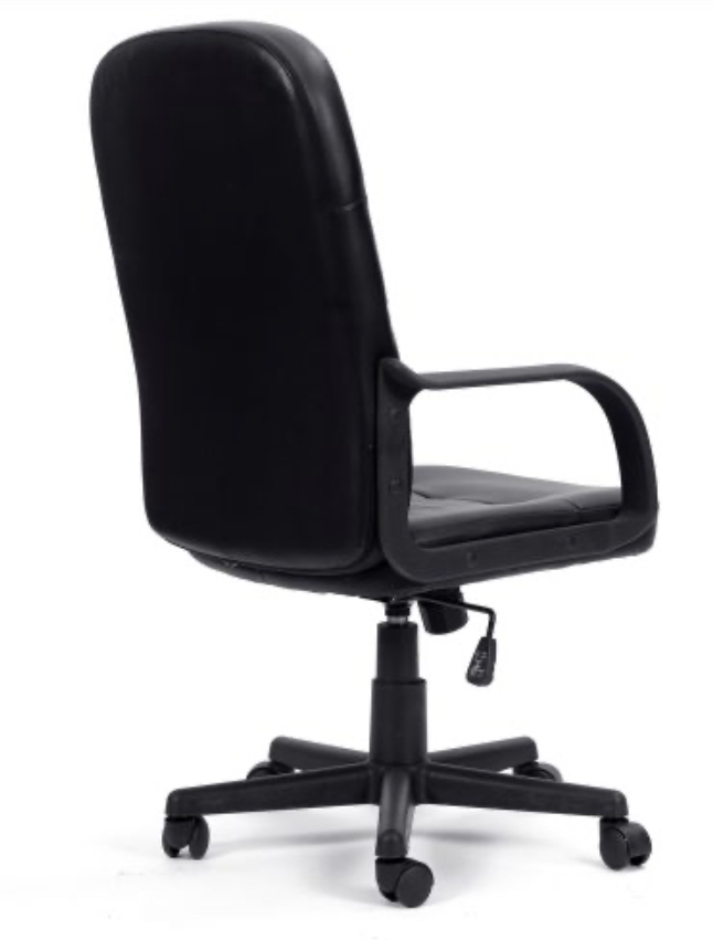 Budget Home Office Executive style padded bonded black leather  Office chair with swivel base and height and tilt adjustment